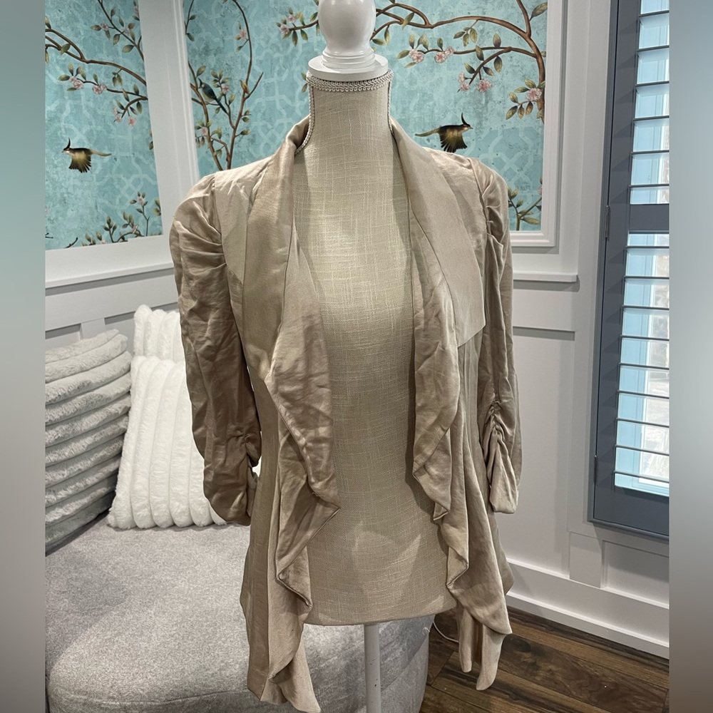 Bebe gold jacket size small